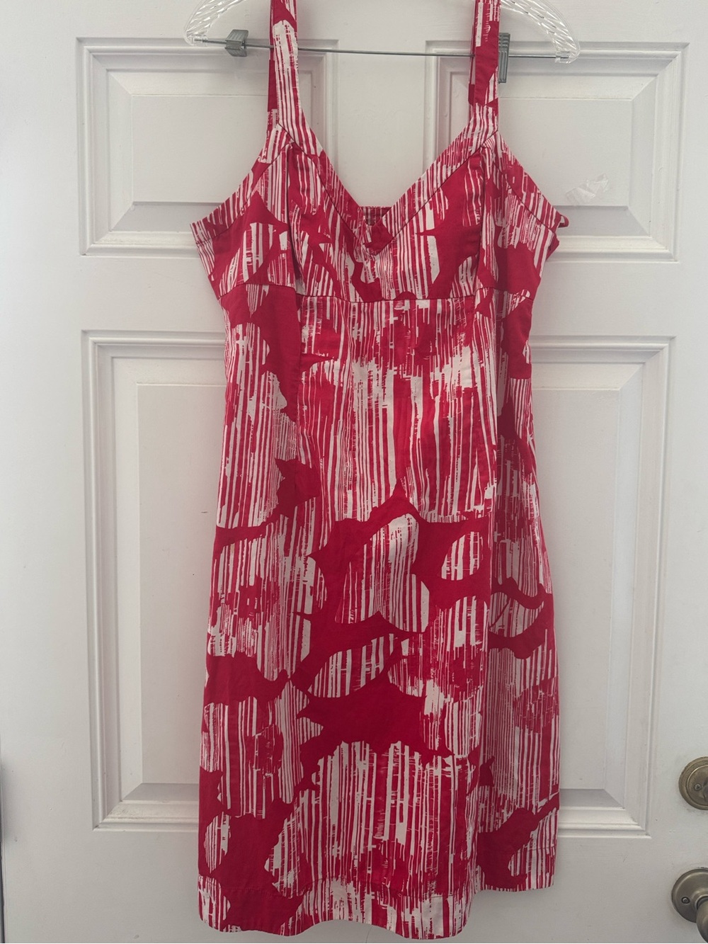 Red and White Sundress